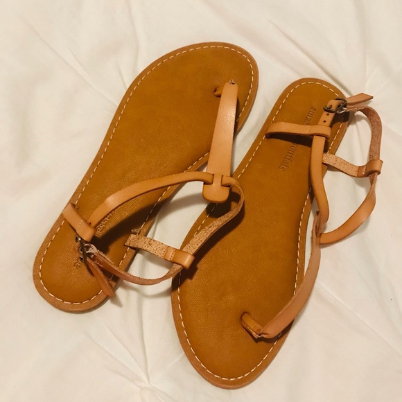 Amazon Tan Gladiator Sandals - Picture 5 of 5